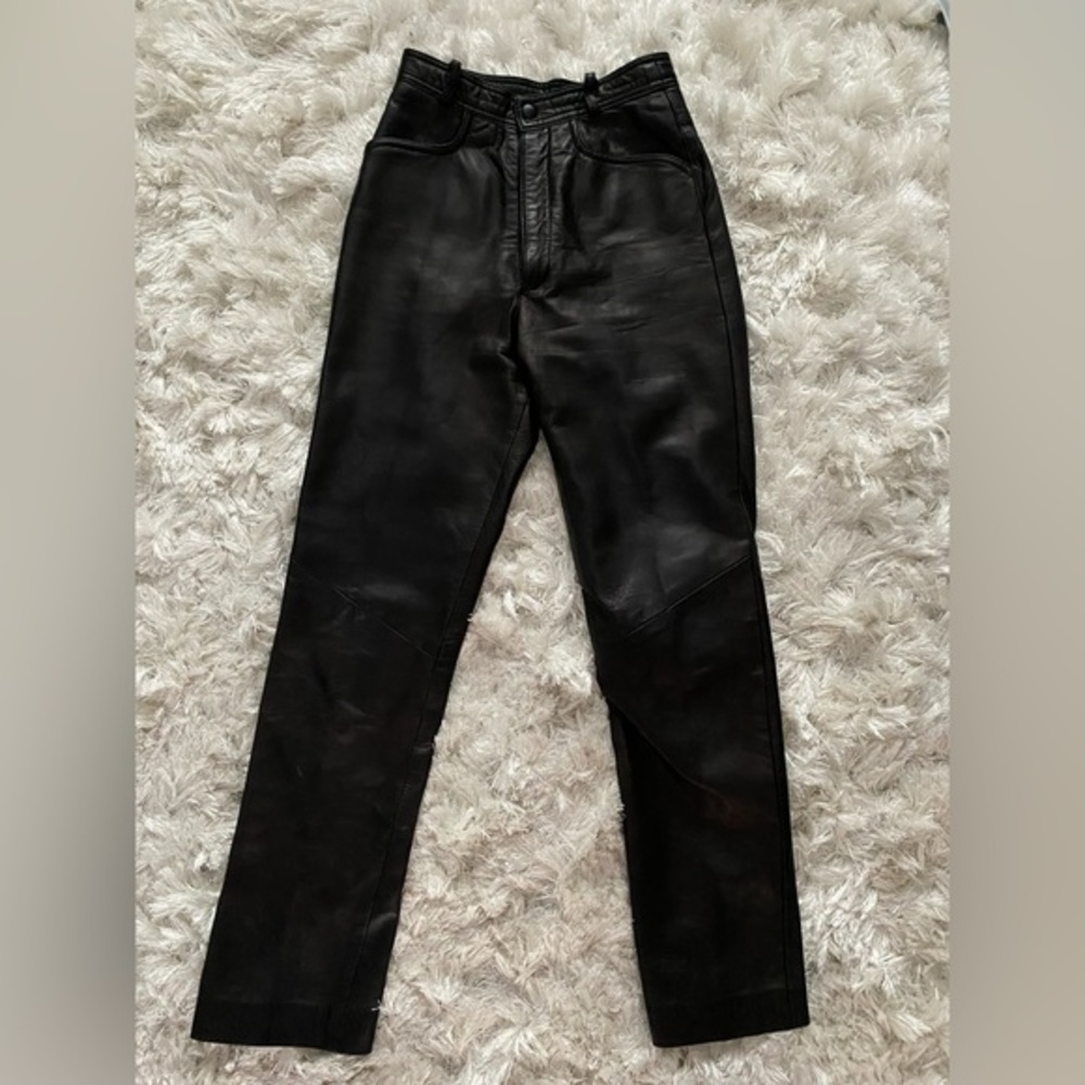Vintage Danier Leather Straight leg pants